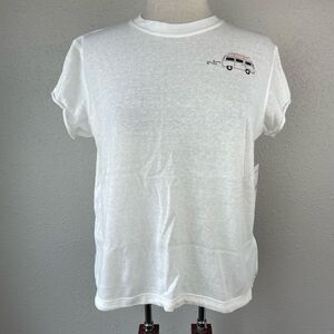 NWT Free People White T-Shirt Size XS